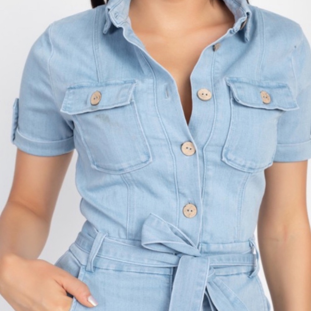 Denim jumpsuit